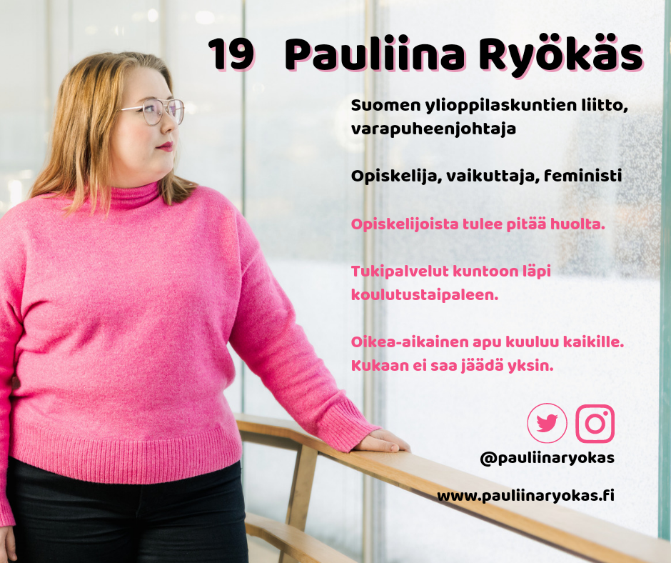 Yhdistyksemme jäsen Pauliina Ryökäs puoluekokousedustajaksemme Nurmijärveltä
